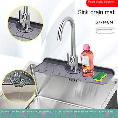 Silicone Sink Mat for Drainage and Splash Protection