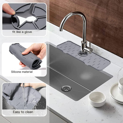 Silicone Sink Mat for Drainage and Splash Protection